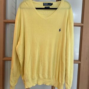 Mens Polo V-neck Sweater Sz 2X